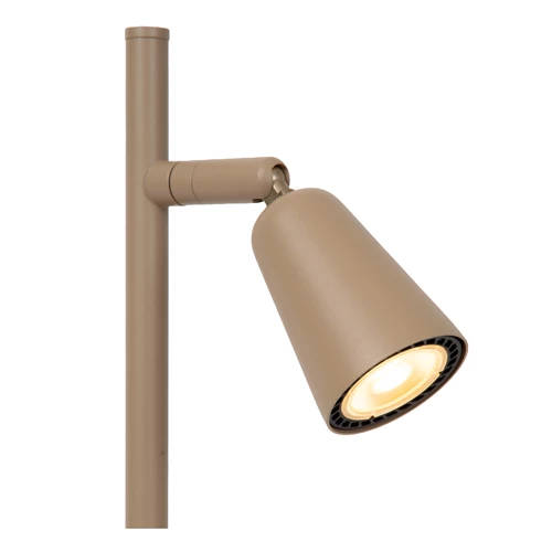 Lucide TIANA - Lámpara de mesa - 1xGU10 - Taupe | Essential - detalle 1
